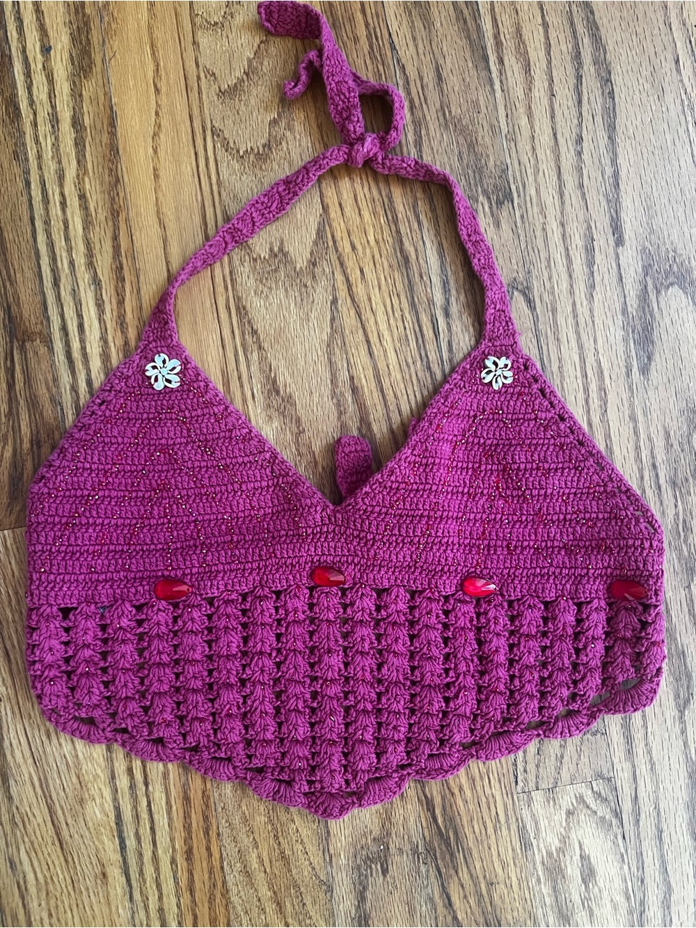 Boho Crochet Knit Bralette